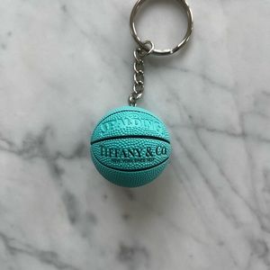 Spalding x Tiffany and Co basketball key chain